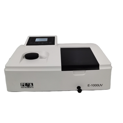 Spéctromètre UV vis de 190 à 1020 nm pour hôpitaux Photomètre à faisceau simple de type de base USA