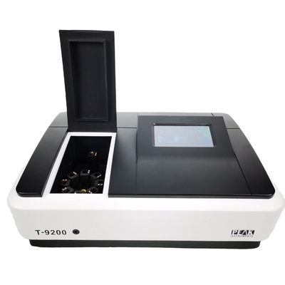 Spectrophotomètre de 190 à 1100 nm T-9200 avec largeur de bande de 2 nm et lampe au deutérium/tungstène