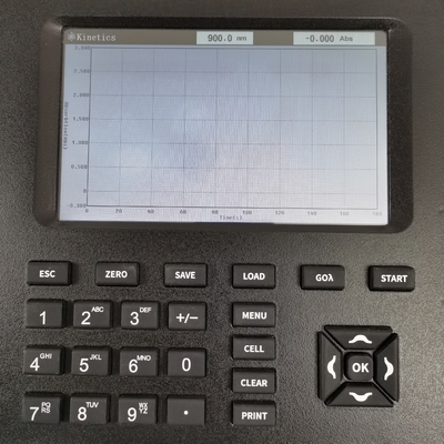 Écran LCD à faisceau unique de 2 nm de largeur de bande de 7 pouces Chn Vis 325-1000 nm Spectrophotomètre