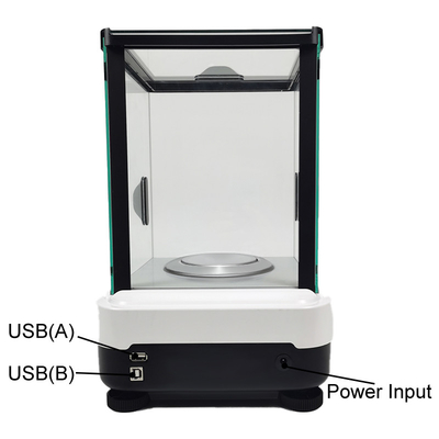 Port USB Temps de stabilisation de l' équilibre électronique de laboratoire ≤ 4 secondes 0.1mg Externe