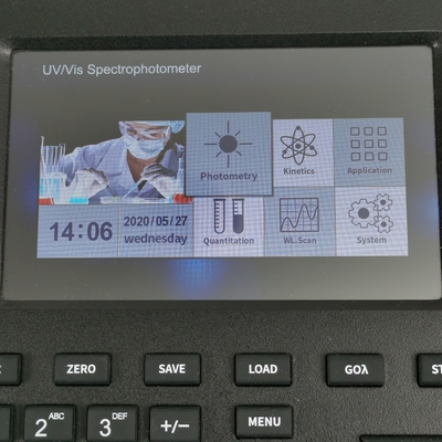 Prise en charge personnalisée du spectrophotomètre UV visible à faisceau unique à fonction entière 190-1100 nm