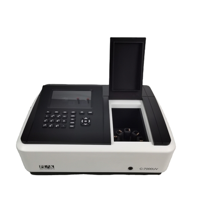 Spectrophotomètre de laboratoire à faisceau simple à écran LCD de 7 pouces pour une plage de longueur d'onde de 320 à 1100 nm
