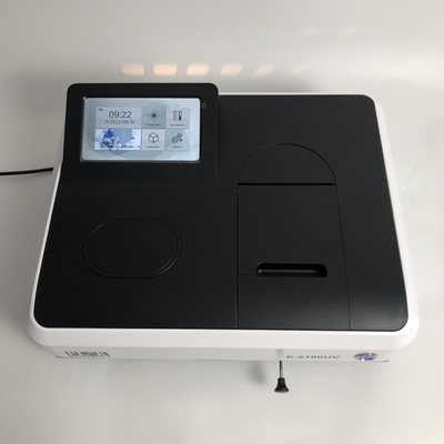 Prise en charge OEM 320-1100nm 4nm Spéctrophotomètre visible à faisceau unique avec écran tactile