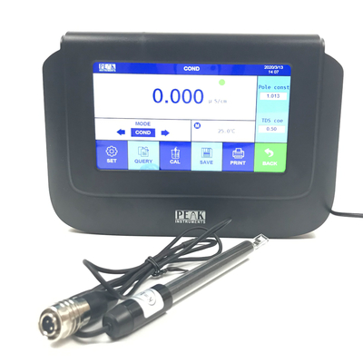 Compteur de conductivité de l'eau de haute pureté avec écran tactile de 7 pouces et compensation automatique de la température