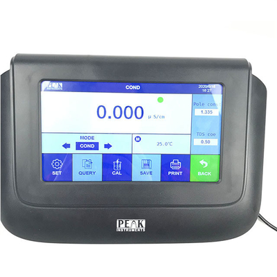 Compteur de conductivité de l'eau de haute pureté avec écran tactile de 7 pouces et compensation automatique de la température