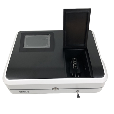 Affichage tactile grand écran LCD Spéctrophotomètre visuel à faisceau simple de base avec port de sortie USB