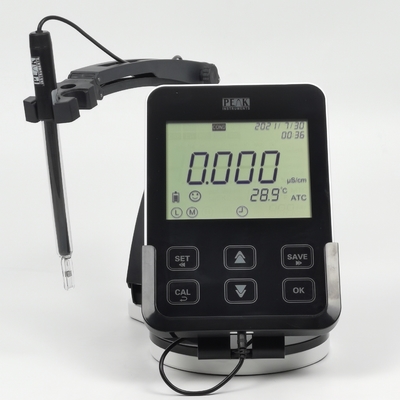 Panneau tactile de 5 pouces TDS Conductivité de l'eau Mètre de pointe Instruments de laboratoire