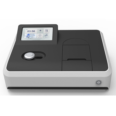 Précision photométrique ±0,5%T 320-1100nm Plage de longueur d'onde Spectrophotomètre à faisceau unique