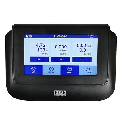 Mètre portable de ph Do de l'eau et détecteur de conductivité numérique pour une analyse précise en laboratoire