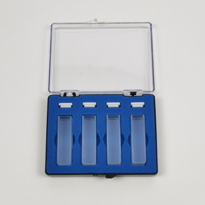 2 fenêtre polie PEAK instruments de laboratoire 1 cm 10 mm spectrophotomètre Cuvette en verre