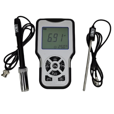 Mètre de ph de laboratoire portable numérique à haute résolution Orp Atc avec support personnalisé