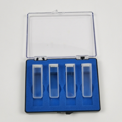 2 fenêtre polie PEAK instruments de laboratoire 1 cm 10 mm spectrophotomètre Cuvette en verre