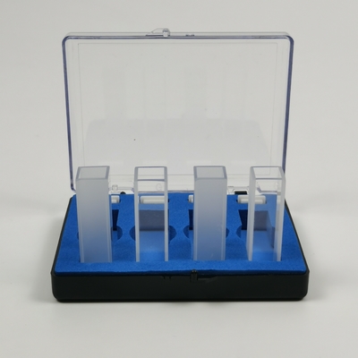 2 fenêtre polie PEAK instruments de laboratoire 1 cm 10 mm spectrophotomètre Cuvette en verre