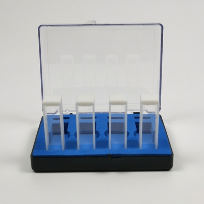 2 fenêtre polie PEAK instruments de laboratoire 1 cm 10 mm spectrophotomètre Cuvette en verre
