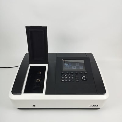 Spectrophotomètre à double faisceau UV professionnel de 190 à 1100 nm avec lampe au deutérium/tungstène