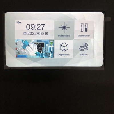 Spectrophotomètre UV à faisceau unique de 190 à 1100 nm avec port de sortie USB et écran tactile