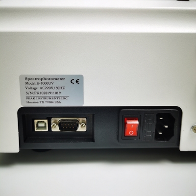 ODM Support personnalisé spectrophotomètre UV visible avec une plage de longueur d'onde de 190 à 1020 nm