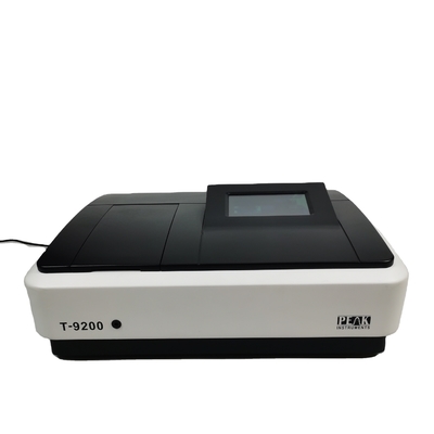 T-9200 2 nm écran tactile UV spectrophotomètre visible avec une précision de longueur d'onde ± 0,3 nm