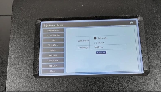 8 Porteur de cellule T-9200 spectrophotomètre UV visible à bande passante de 2 nm et écran tactile