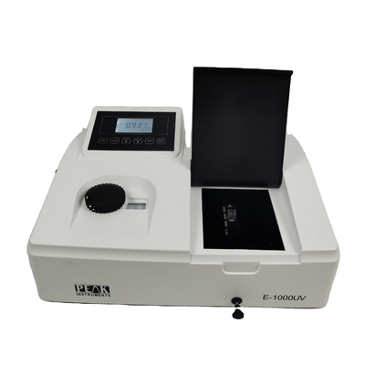 Lampes de deutérium/tungstène à faisceau unique manuel de type spectrophotomètre de base de 190 nm à 1020 nm